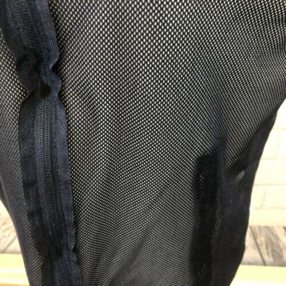 Carolyn Taylor Sport Womens Vest Size M Zip Front Pockets Ivory Blue Fleece Warm - Picture 9 of 11